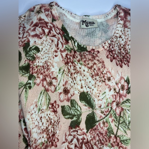 Show Me Your Mumu Bonfire Sweater Hydrangea Blooms Knit Small - Picture 2 of 6